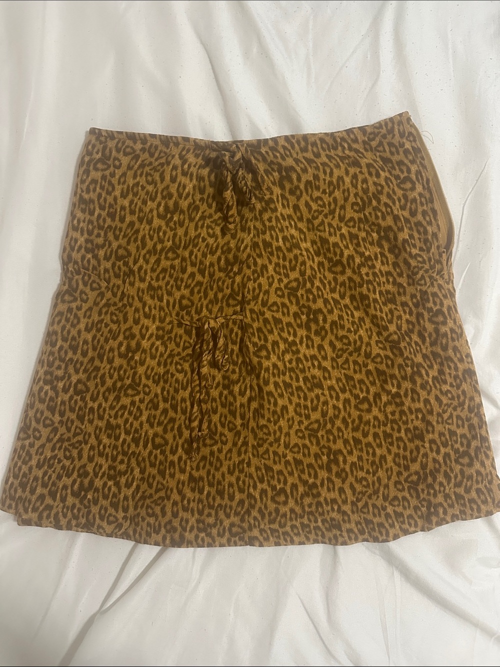 GB girls Leopard-Print Mini Skirt in Brown and Black